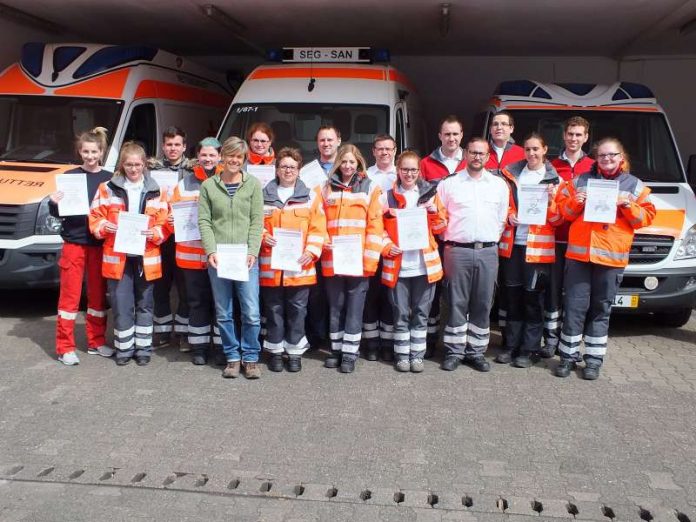 Die neuen Sanitäter (Foto: DRK Kreisverband Bad Kreuznach) Die neuen Sanitäter (Foto: DRK Kreisverband Bad Kreuznach)