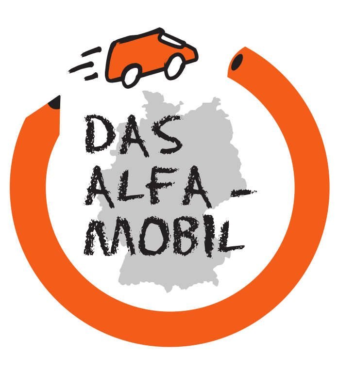 ALFA-MOBIL-Logo (Quelle: Bundesverband Alphabetisierung und Grundbildung e.V.)