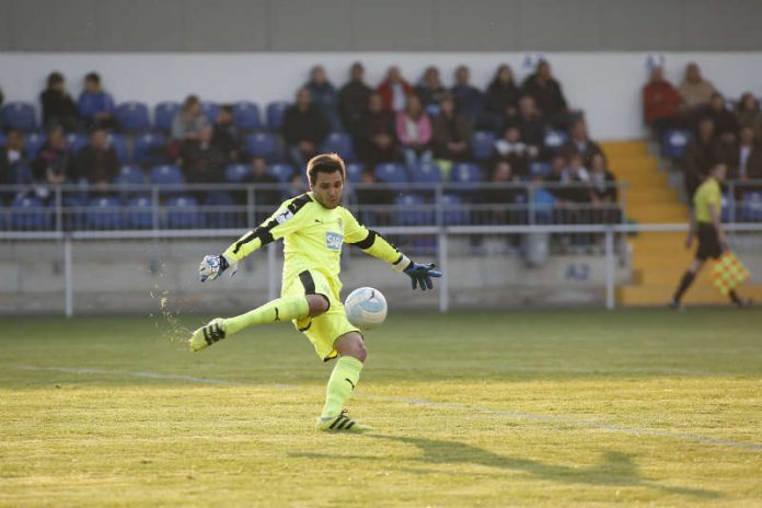 FCA-Keeper Jürgen Rennar in Aktion (Foto Pfeifer)