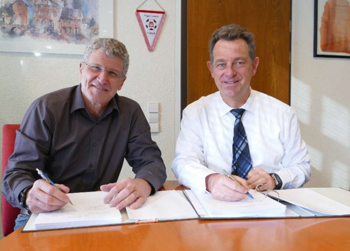 v.l.: Gernot Jakobi, Christian Schönung (Foto: Stadt Lorsch)