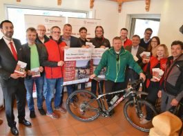 Eine Fülle von Akteuren arbeitet seit Jahren erfolgreich daran, das Thema Mountainbiken im Odenwald hoch zu halten. Und auch auf dem Pressegespräch rührten zahleiche Beteiligte die Werbetrommel für die Mountainbike-Tage 2017. (Foto: WFB)