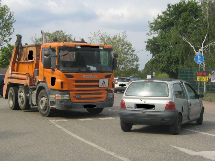 Nach dem Zusammenstoß (Foto: Polizei RLP)