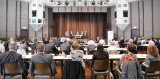 Im Bürgerhaus Linkenheim-Hochstetten fand das vierte Plenum der Gesundheitskonferenz im Landkreis Karlsruhe (Foto: Landratsamt Karlsruhe)
