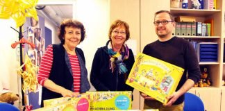 Evangelisches Dekanat Mainz übergibt Lernmaterialien