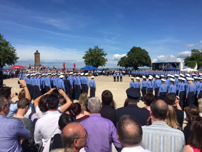 Vereidigung in Koblenz (Foto: Polizei RLP)