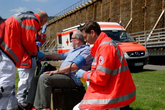 DRK-Rettungsdienst gibt Hitzetipps für Senioren und Kleinkinder Foto: Köhler/DRK
