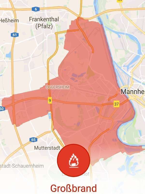 Katwarn Meldung Ludwigshafen