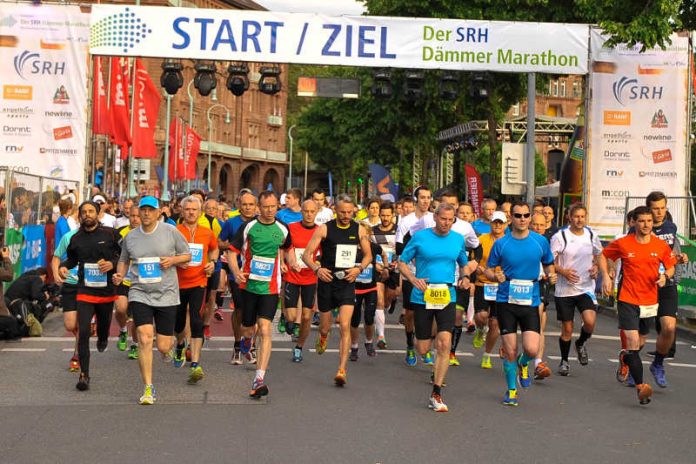 Foto vom SRH Dämmer Marathon 2016 (Foto: Rhein Neckar Picture)