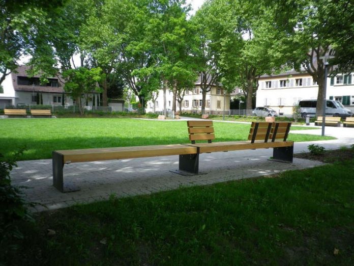 Der ferig gestellte Konrad-Adenauer-Platz (Foto: Stadt Frankenthal)