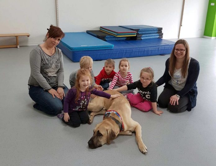 Junior zu Gast in der Kita Pulverturmstraße (Foto: Stadtverwaltung Neustadt)