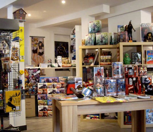 Abgabe der eingereichten Mangas: im Comicladen Nerd-O-Rama, Hintergasse 12, 67433 Neustadt an der Weinstraße (Foto: Kunstverein Neustadt)