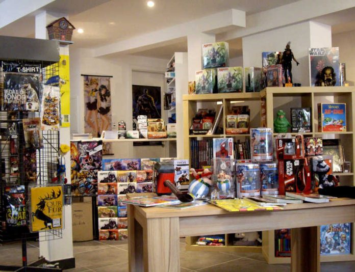 Abgabe der eingereichten Mangas: im Comicladen Nerd-O-Rama, Hintergasse 12, 67433 Neustadt an der Weinstraße (Foto: Kunstverein Neustadt)