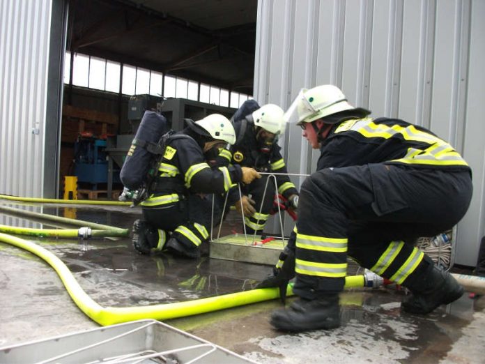 Objektübung Firma Coexpan im Schwabenheimer Weg (Foto: Feuerwehr Bad Kreuznach)