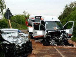 Beide unfallbeteiligten Fahrzeuge (Foto: Polizei RLP)