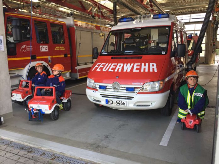 Filmdreh der Kinderfeuerwehr (Foto: Ralf Mittelbach)