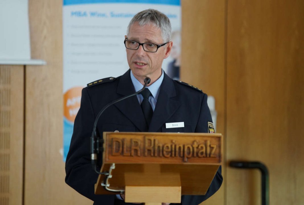 Polizeidirektor Harald Brock bei der Amtseinführung als Leiter Polizeidirektion Neustadt (Foto: Holger Knecht)