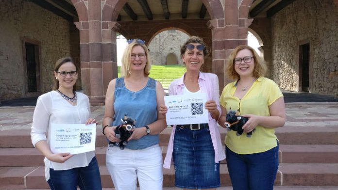 v.l.: Ann-Kathrin Riedel (EGL), Claudia Götz (VSG), Gabi Dewald (Stadt Lorsch, Mareike Müller (Wirtschaftsförderung Kreis Bergstraße) (Foto: EGL)