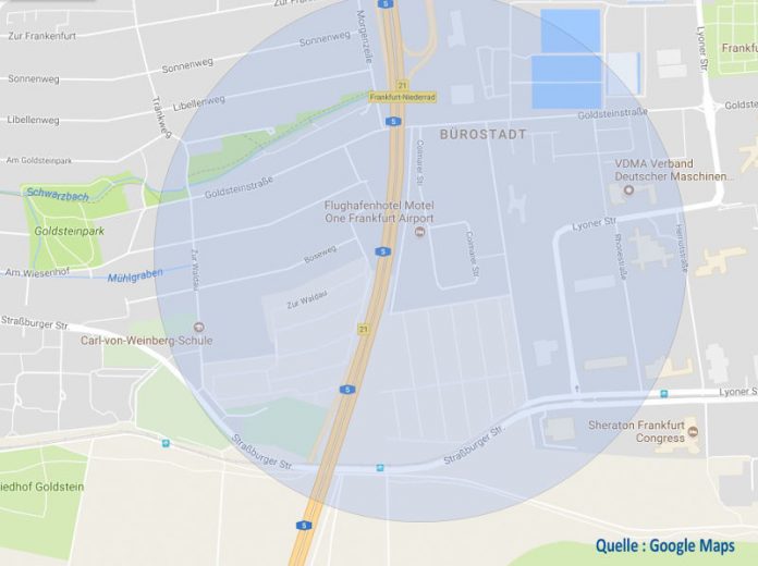 Karte, Gefahrenbereich Karte, Gefahrenbereich