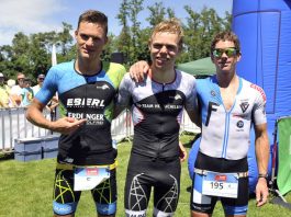 v.l.: Erhardt, Plappert, Heuschmidt (Foto: PIX-Sportfoto)