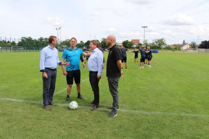 v.l.: Uwe Kaliske, Gerd Dais, Lothar Quast und Markus Kompp (Foto: Stadt Mannheim)