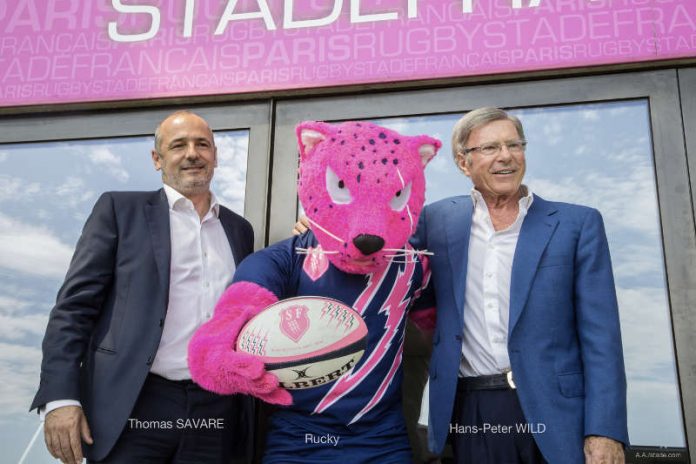 v.l.: Thomas Savare, Rucky, Hans-Peter Wild (Foto: Stade.fr)