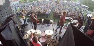 Nachwuchsband WINK auf der Open Air Bühne in Gniezno beim „Royal Arts Festival“