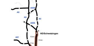 Geschwindigkeitsbegrenzung 80 km/h wegen Hitze (Quelle: Regierungspräsidium Karlsruhe)