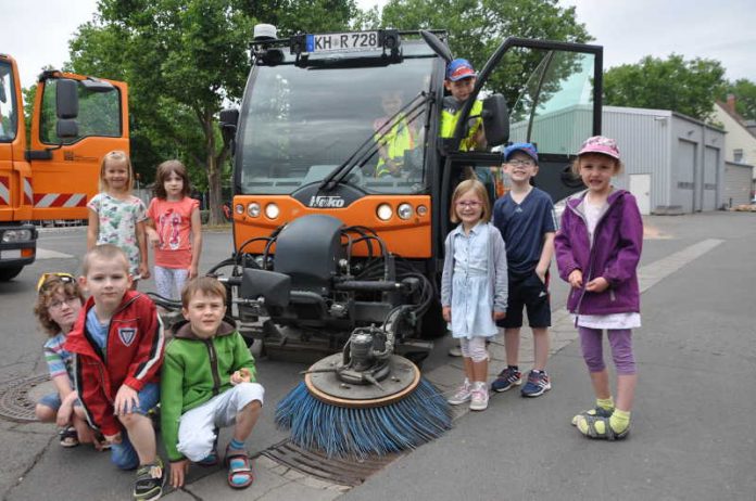 Besuch beim Bauhof