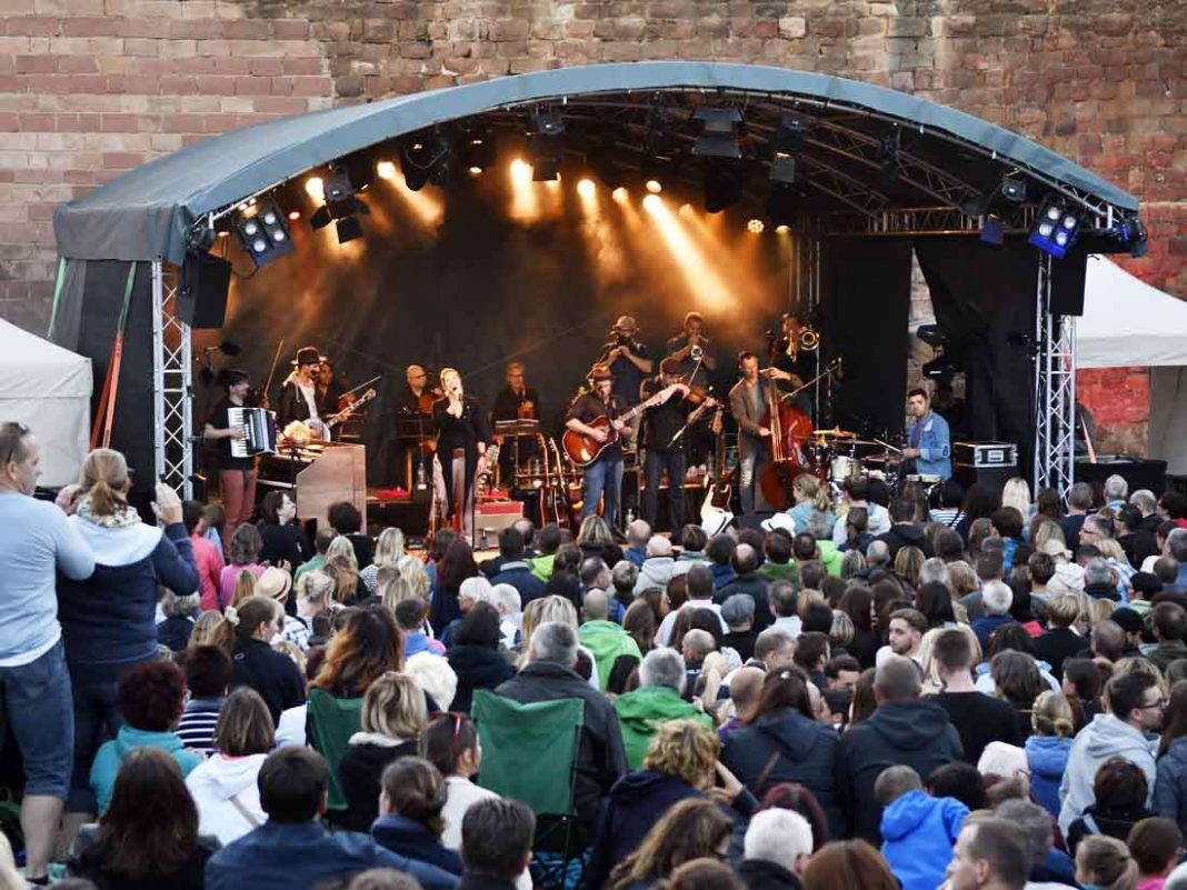 Gregor Meyle beim Neuleininger Burgsommer (Foto: Helmut Dell)