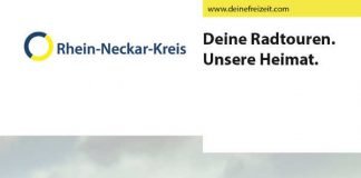 Deckblatt der neuen kostenlosen Radbroschüre „Deine Radtouren. Unsere Heimat“ (Quelle: Landratsamt Rhein-Neckar-Kreis)