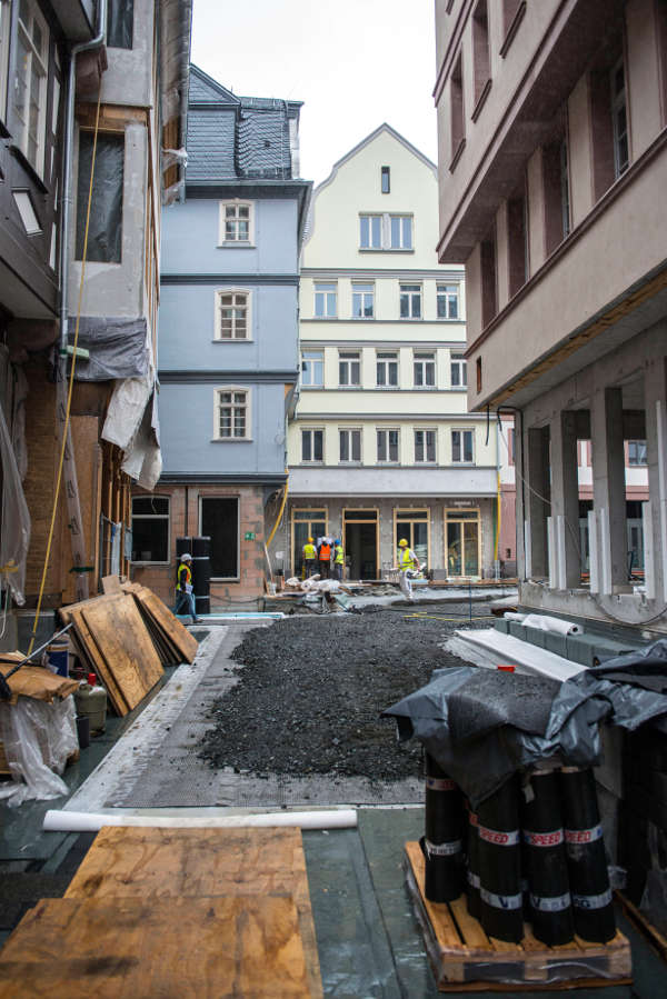 Bauarbeiten in der Altstadt (Foto: Heike Lyding)