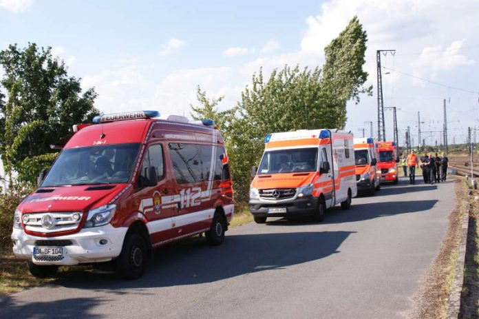 Feuerwehr und Rettungsdienstfahrzeuge (Foto: Feuerwehr Darmstadt)