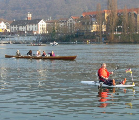 Wassersport auf dem Neckar (Foto: Hannes Blank)
