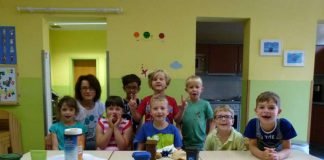 Künftige Erstklässler des Kindergarten Spatzennests (Foto: AVR)