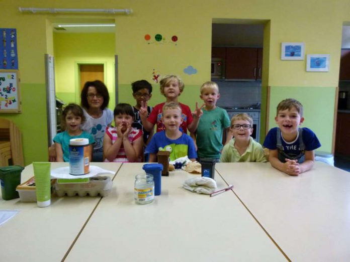 Künftige Erstklässler des Kindergarten Spatzennests (Foto: AVR)