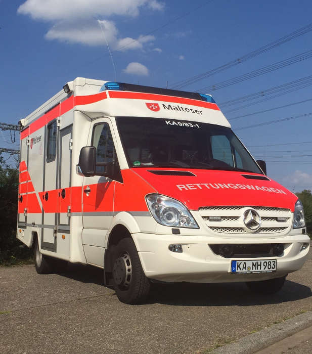 Rettungswagen (RTW) des MHD Karlsruhe (Foto: MHD)