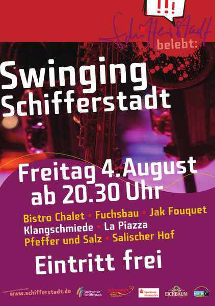 Swinging Schifferstadt Plakat Swinging Schifferstadt Plakat