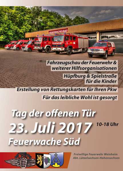 Tag der offenen Tür mit reichhaltigem Programm - Feuerwehr Weinheim