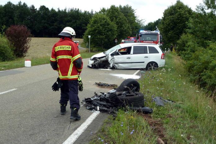 Bergungsarbeiten Unfall Schneckenhausen