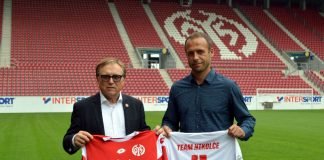 Johannes Kaluza und Nikolče Noveski (Foto: twitter.com/1FSVMainz05)