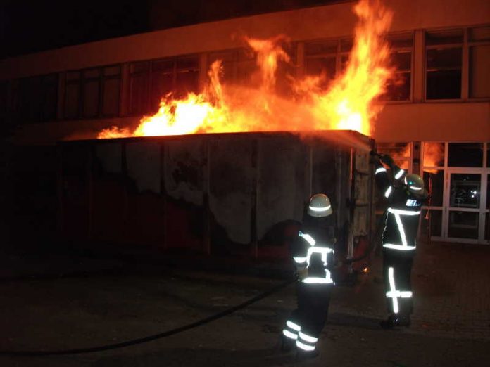 Containerbrand Bad Kreuznach