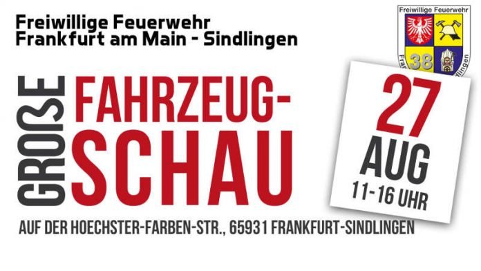 Feuerwehr Frankfurt Sindlingen Veranstaltungshinweis Veranstaltungshinweis (Quelle: Feuerwehr F-Sindlingen)