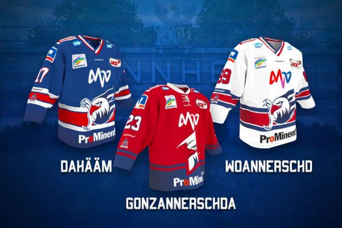 Die neuen Trikots (Quelle: Adler Mannheim)