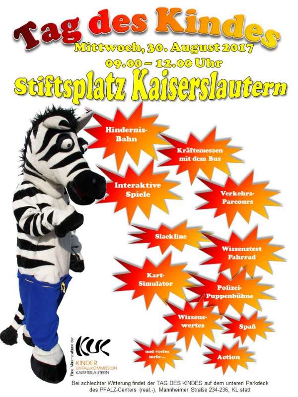 Tag des Kindes 2017 | 30. August 2017 | 9 bis 12 Uhr | Stiftsplatz Tag des Kindes 2017 | 30. August 2017 | 9 bis 12 Uhr | Stiftsplatz