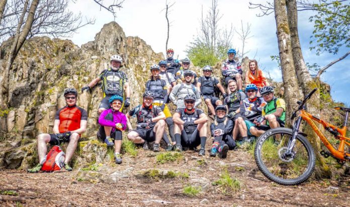 Foto vom MTB-Wochenende im Mai 2017 (Foto: DTV)