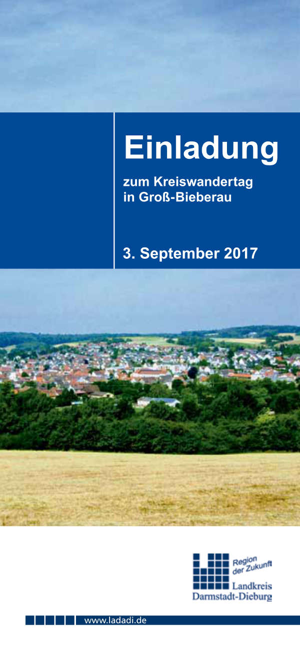 Kreiswandertag 2017 in Groß-Bieberau Kreiswandertag 2017 in Groß-Bieberau