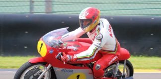 Die legendäre MV Agusta aus Italien sorgte auch in Lorsch für einen tollen Sound, hier Rekord-Weltmeister Giacomo Agostini bei der ADAC Sachsenring Classic (Foto: Thomas Haas)