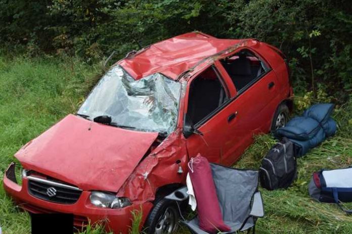 Unfallbeteiligtes Fahrzeug