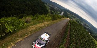 In der Topklasse P1 der World Rally Cars nehmen 13 Teilnehmer den deutschen WM-Lauf in Angriff. (Foto: Jaanus Ree/Red Bull Content Pool)