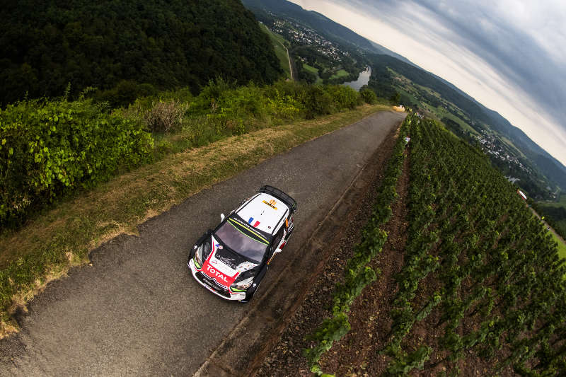 In der Topklasse P1 der World Rally Cars nehmen 13 Teilnehmer den deutschen WM-Lauf in Angriff. (Foto: Jaanus Ree/Red Bull Content Pool)